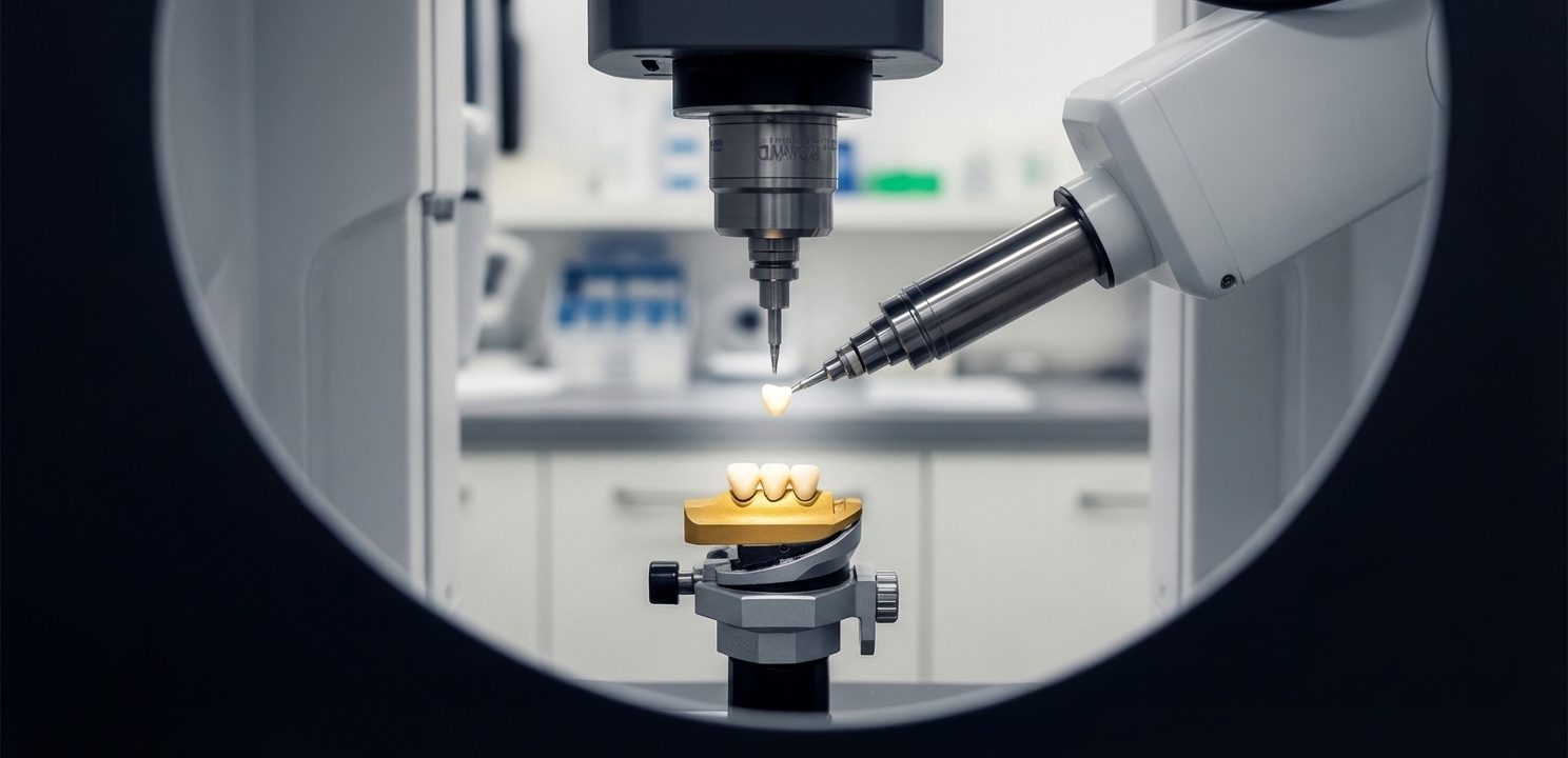 Produzione di Corone Dentali con Tecnologia Avanzata Cliniche Dentali Turchia utilizzano tecnologie avanzate per garantire risultati protesici di precisione millimetrica.