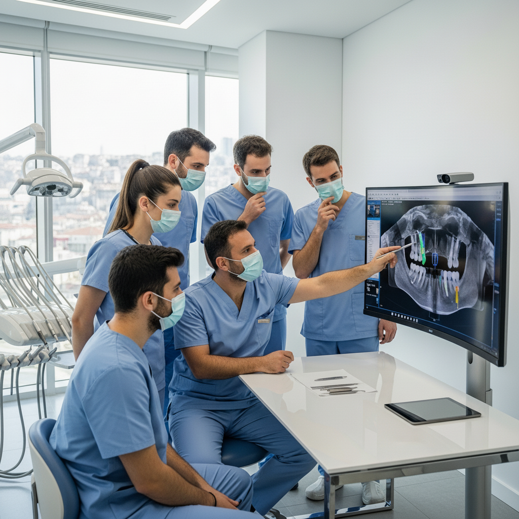 Tecnologia avanzata per pianificazione implantare Turchia Impianti Dentali in Turchia la fase iniziale di consultazione e pianificazione del trattamento