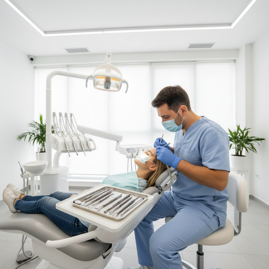 Quanto Costa una Visita dal Dentista in uno studio moderno per controllo e pulizia.