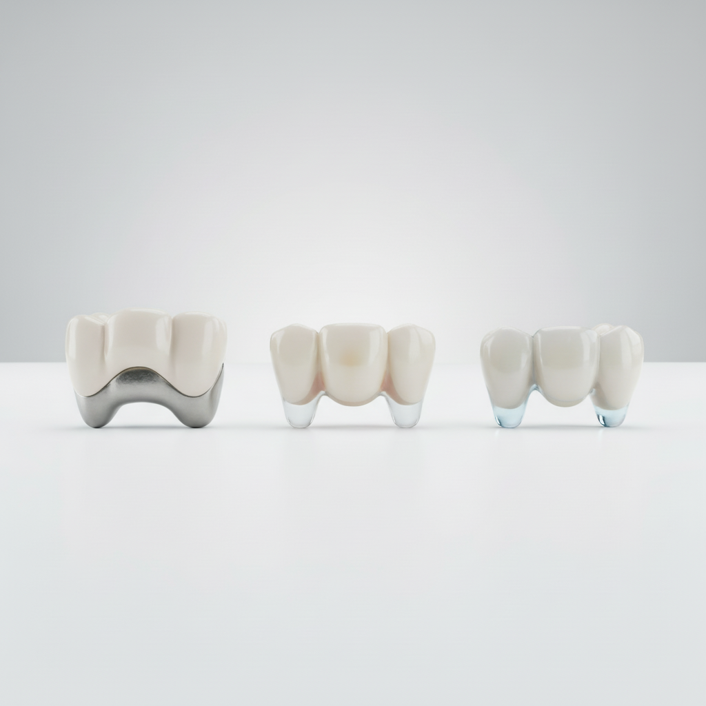 Ponte Dentale Costo Italia I diversi materiali per i ponti dentali influenzano notevolmente il prezzo finale e l'estetica.