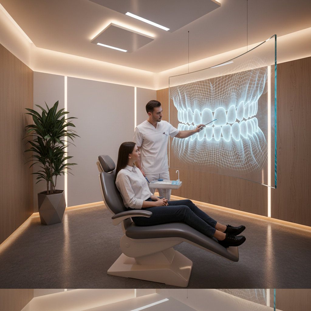 Smile Makeover Costo Italia: Esperti utilizzano tecnologie avanzate per creare simulazioni digitali del nuovo sorriso ideale.