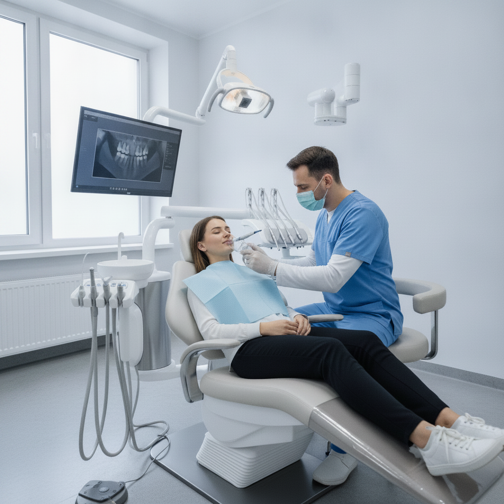 Anestesia avanzata per trattamenti dentali indolori. Trattamenti Dentali Fanno Male, ma le moderne tecniche di anestesia e sedazione eliminano il dolore.